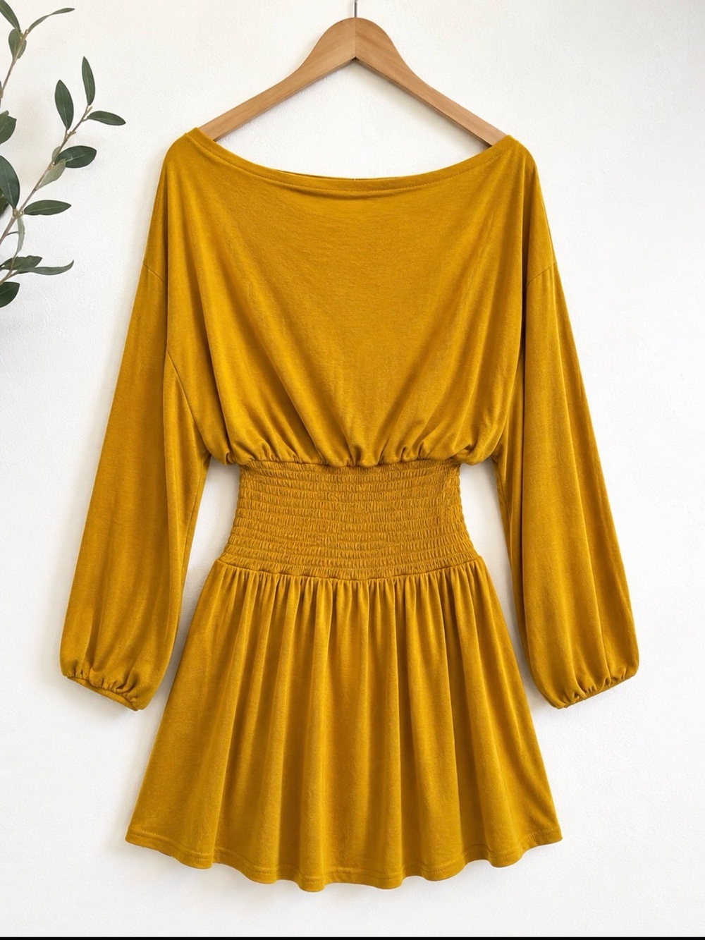 Free People Free-EST Scorching Hot Long-Sleeve Mini Dress
